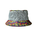 Cotton Twill Lady Sun Hat Bucket Hat with Plain Print (U0053)